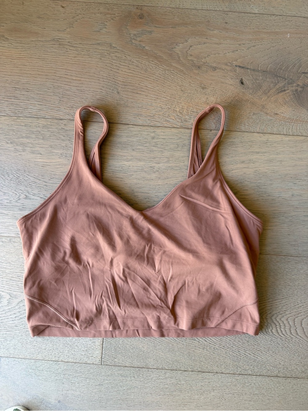 lululemon athletica Dusty Rose Seamless Sports Bralette